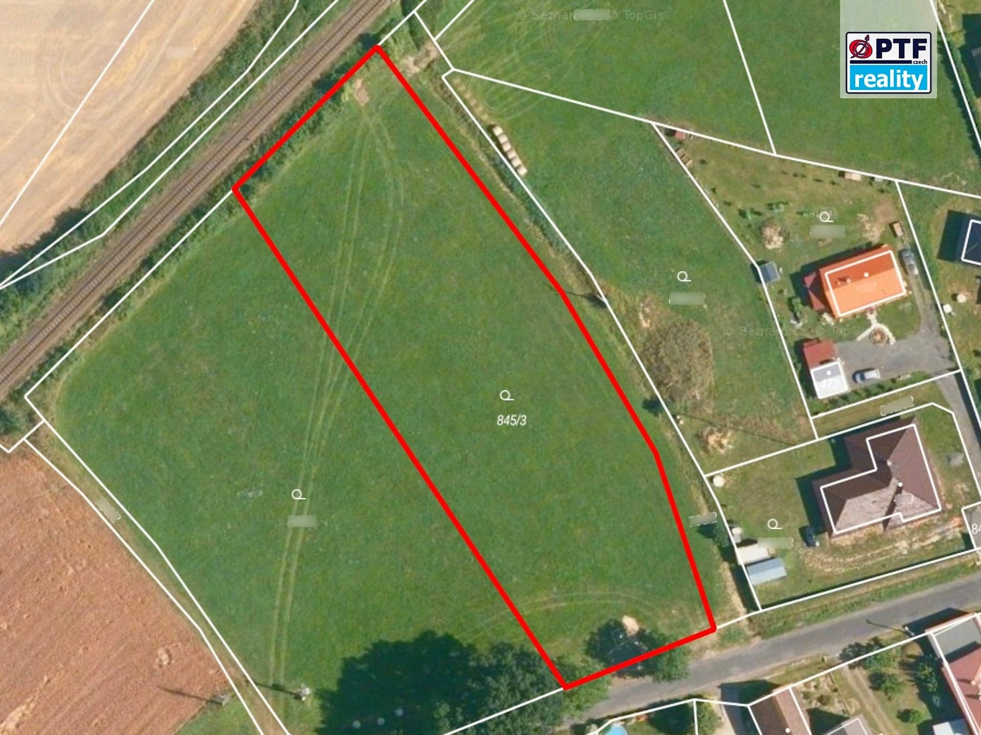 Prodej velkého stavebního pozemku (4000 m²), Bezděkov - Poborovice — Bezděkov (fotografie 7)