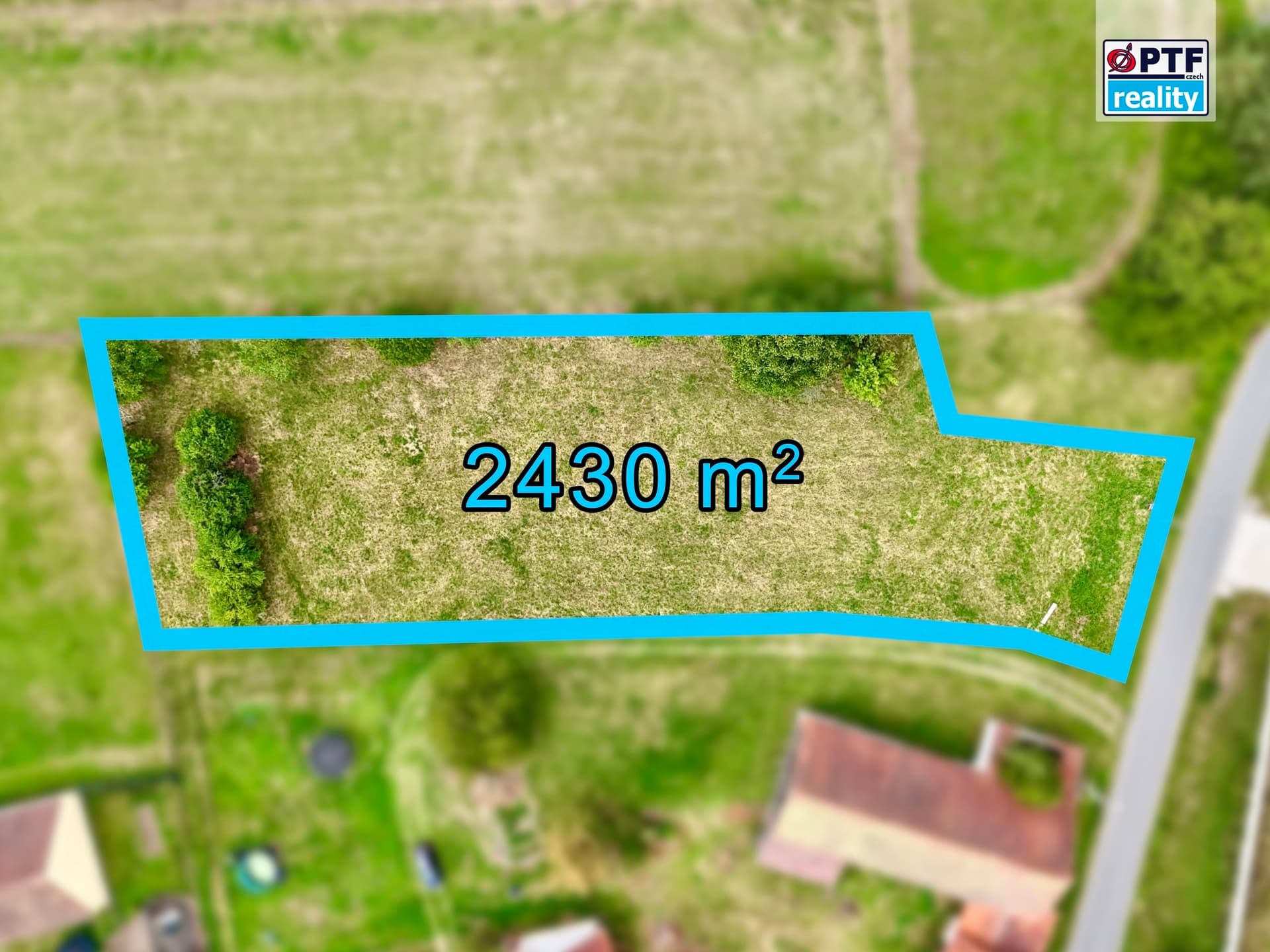 Prodej stavebního pozemku (2430 m²), Újezd u Horšic