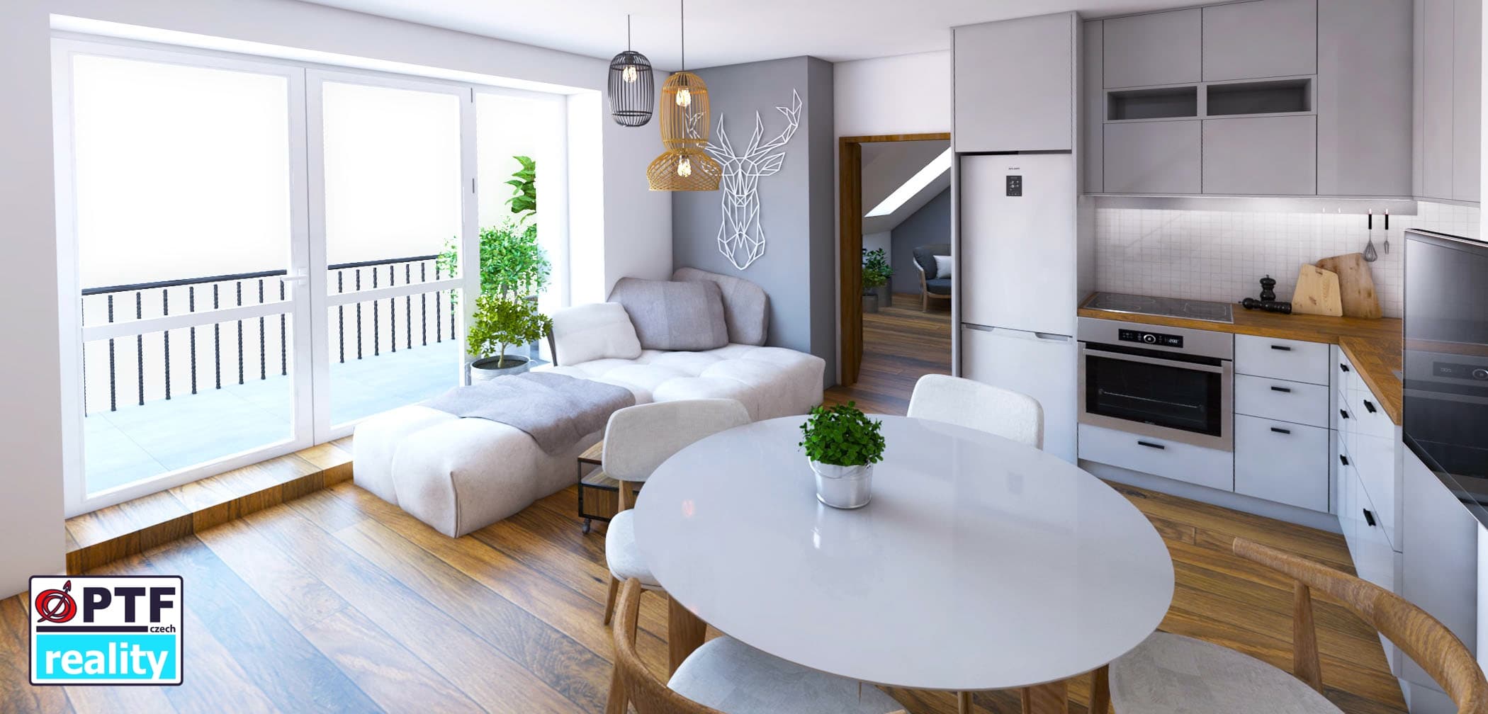 Byt 1+kk 32,09 m², Aviatika projekt kovářská (č. 403) — Kovářská (fotografie 2)