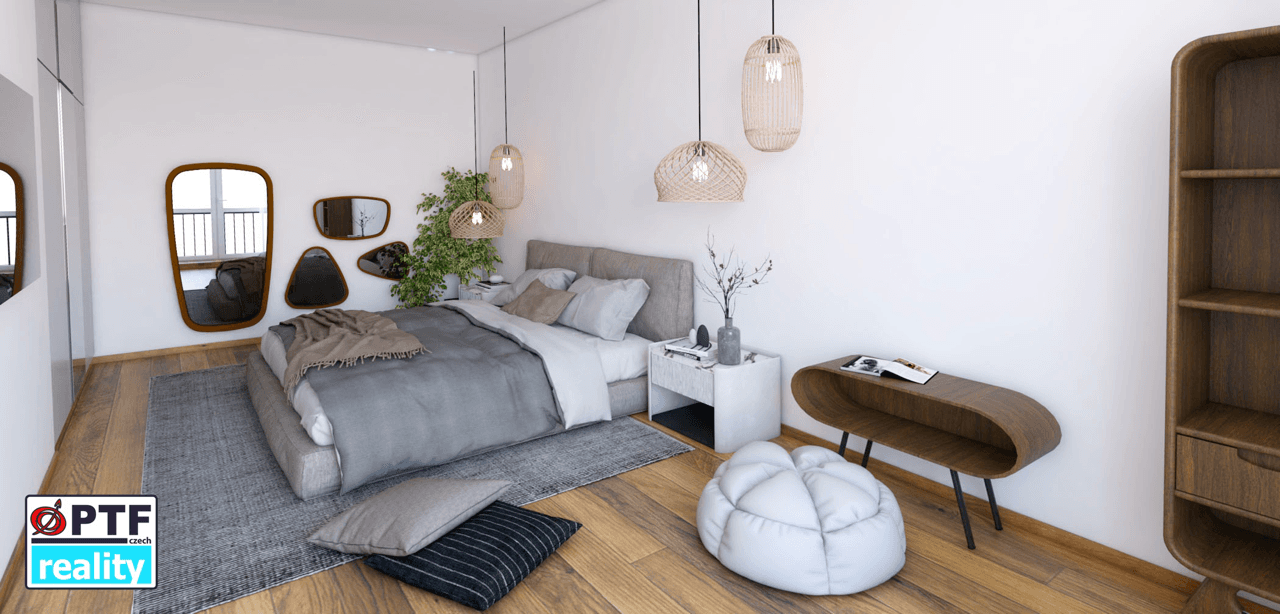 Byt 1+kk 29,3 m², Aviatika projekt kovářská (č. 404) — Kovářská (fotografie 2)