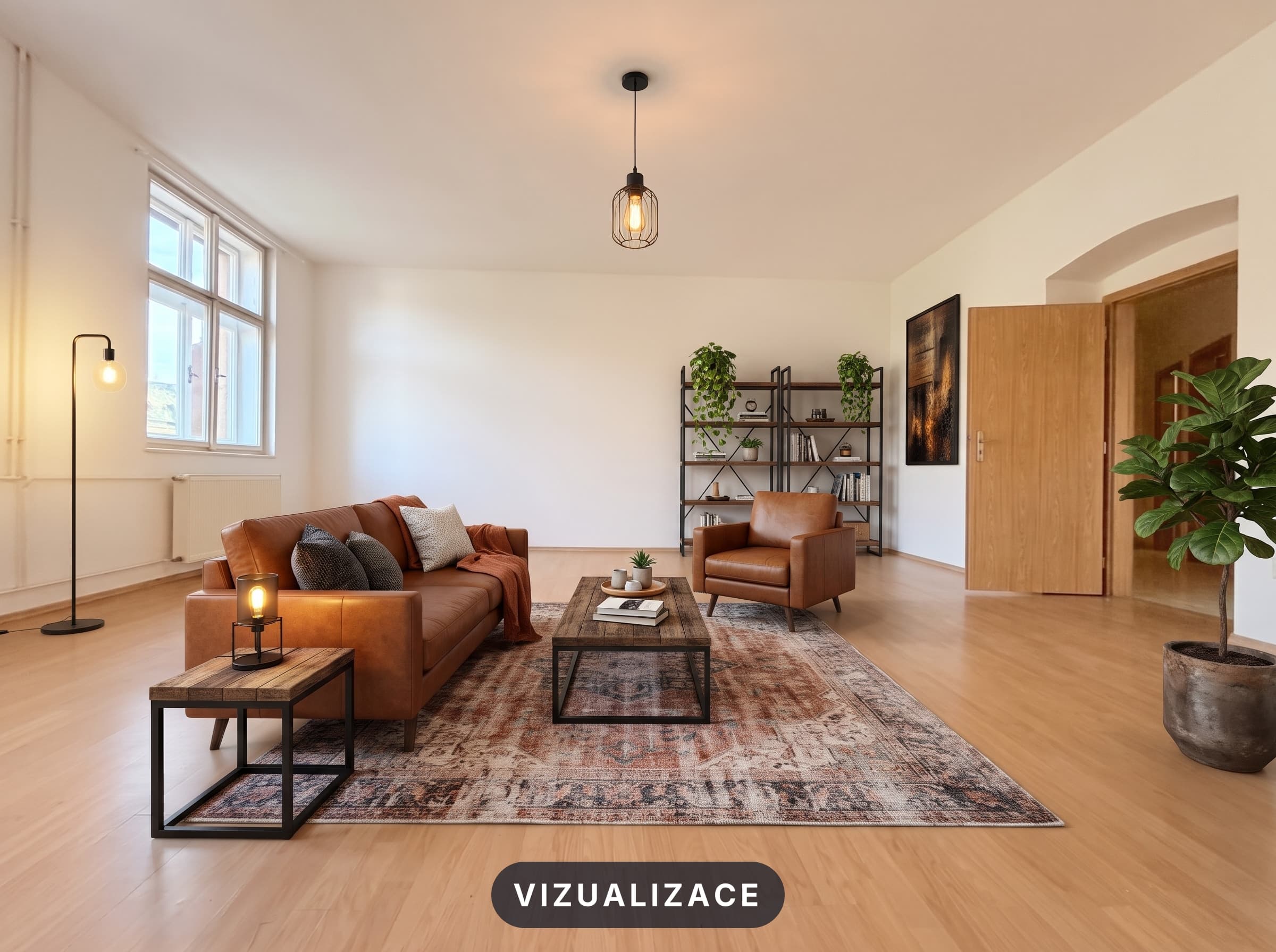 Pronájem prostorného bytu 3+1 125 m² v centru Plzně — Plzeň (fotografie 4)