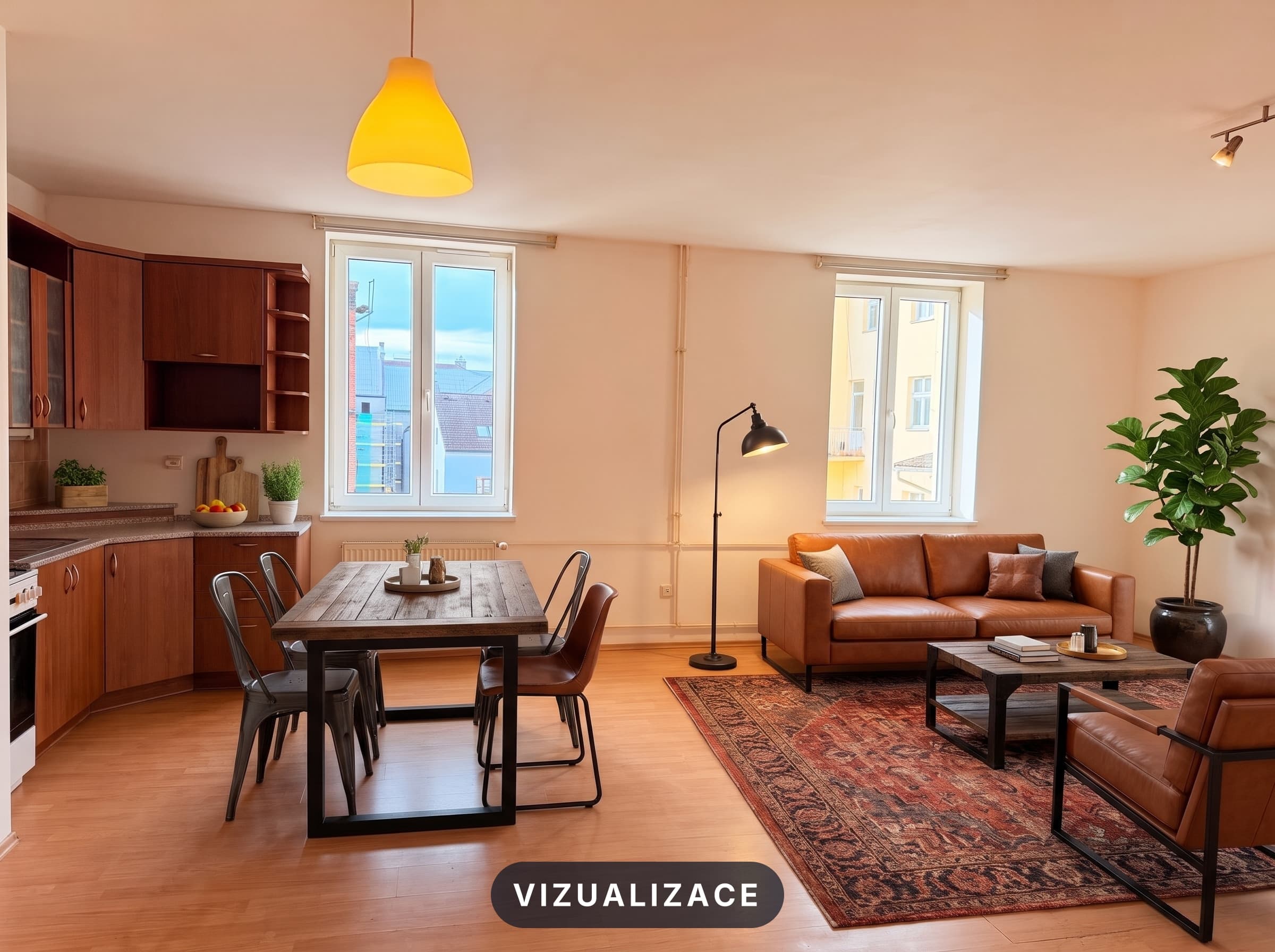 Pronájem prostorného bytu 3+1 125 m² v centru Plzně — Plzeň (fotografie 2)